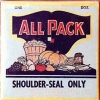 A022 ALL PACK SHOULDER SEAL ONLY