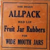 A028 ALLPACK RED LIP FRUIT JAR RUBBERS