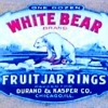W055 WHITE BEAR FRUIT JAR RINGS